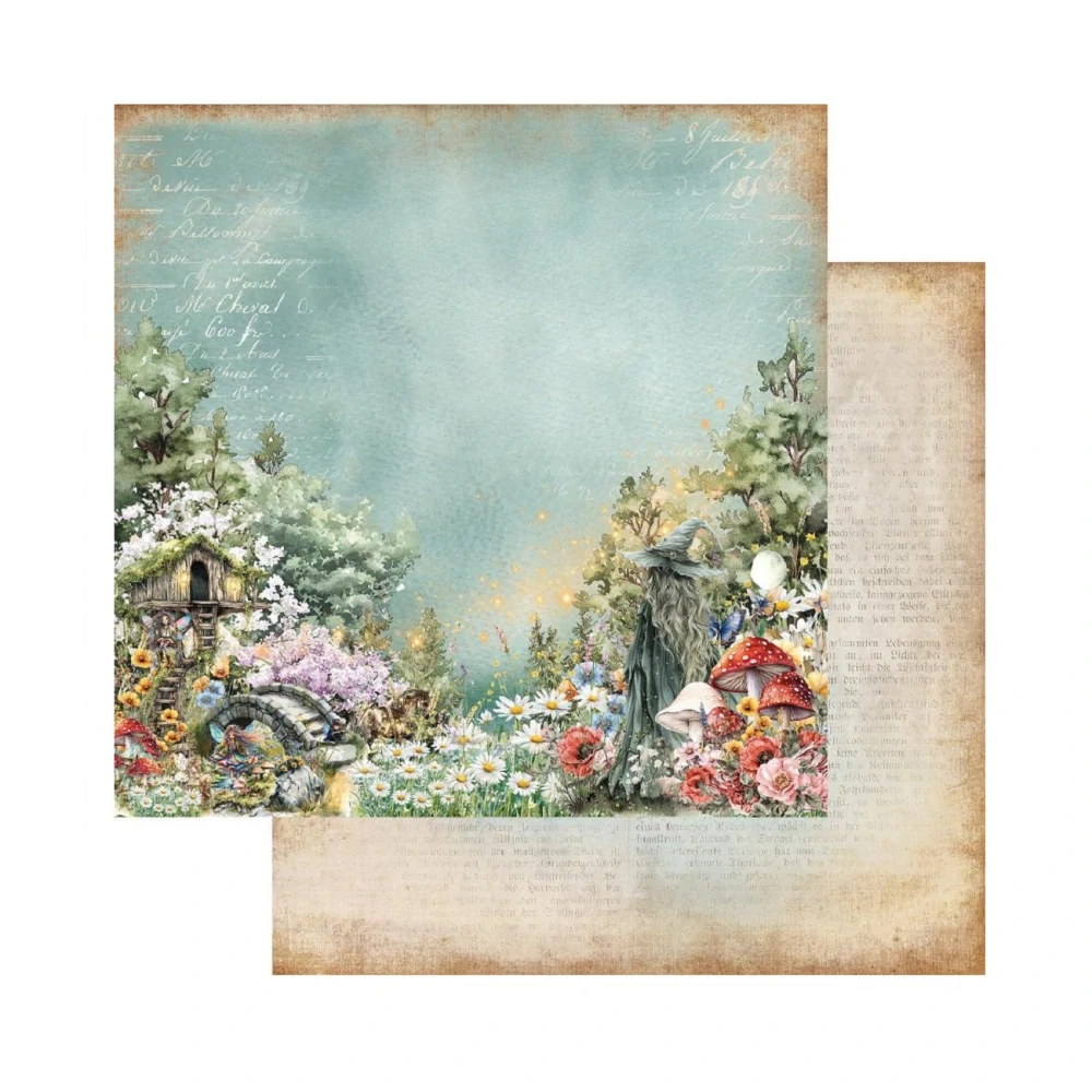 Alchemy of Art Scrapbook papier The World of Fairies 8x8