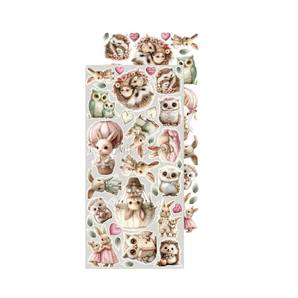 Craft O´ Clock Scrapbook papier - Baby Girl Universe 6x12 Mix