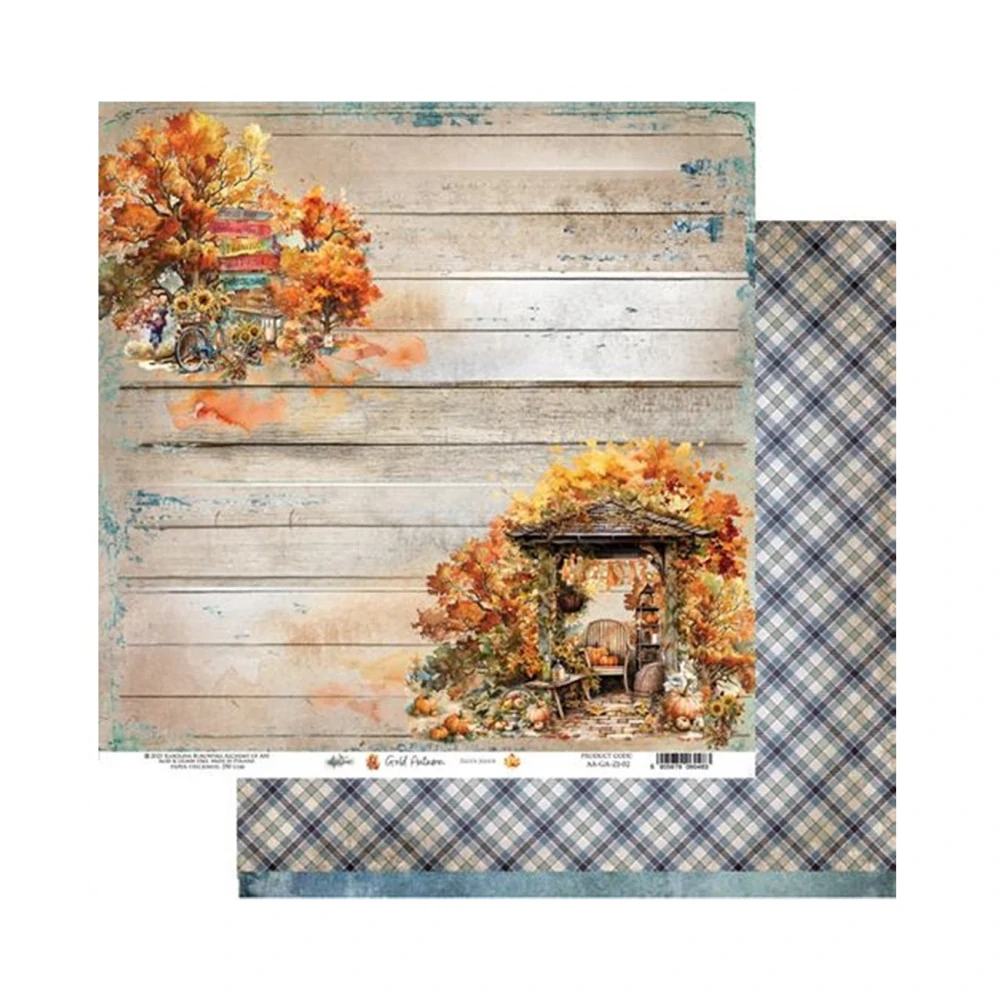 Alchemy of Art Scrapbook papier Gold Autumn 8x8