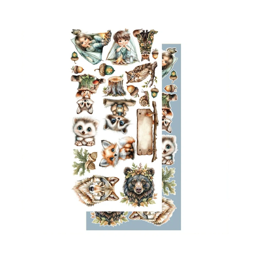 Alchemy of Art Scrapbook papier Friends of the Forest 6x12