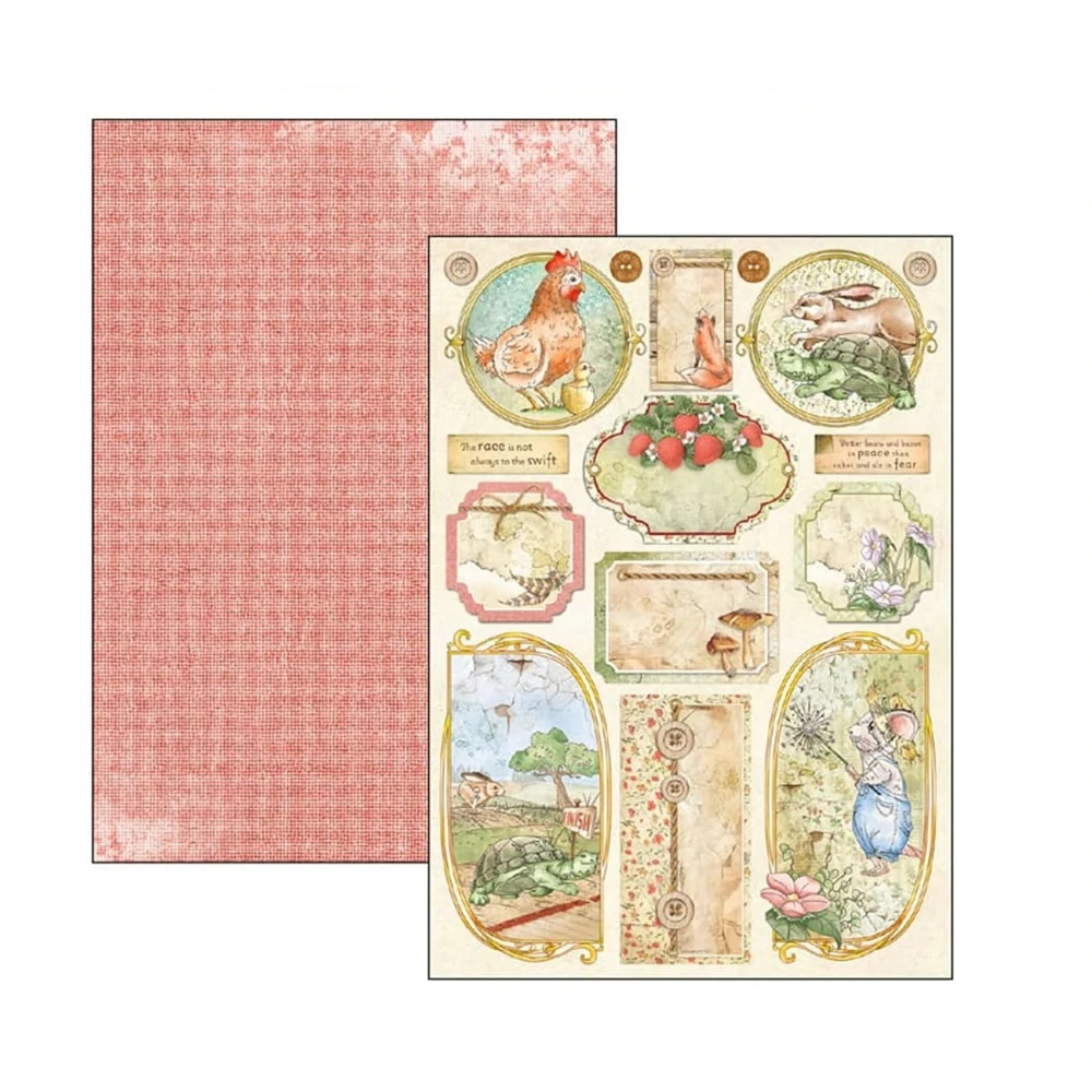 Ciao Bella Scrapbook papier Aesop’s Fables A4