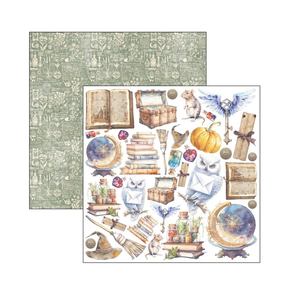 Ciao Bella Scrapbook papier Wizard Academy 6x6