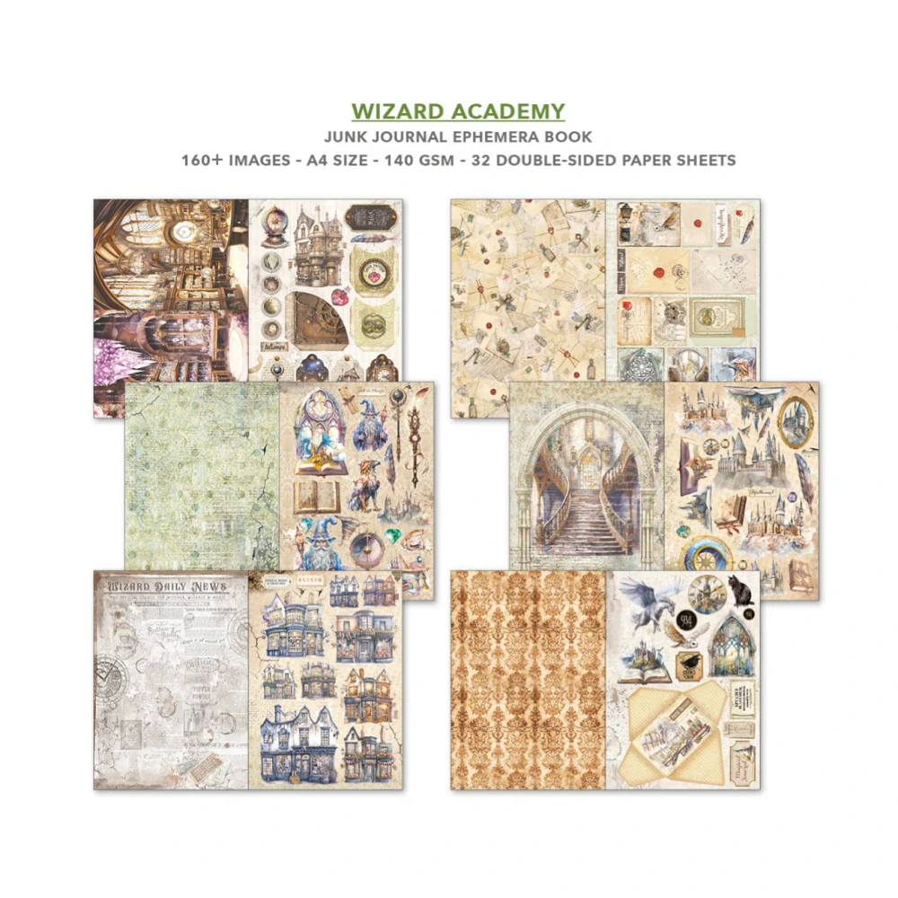 Ciao Bella – Wizard Academy Junk Journal Ephemera Book