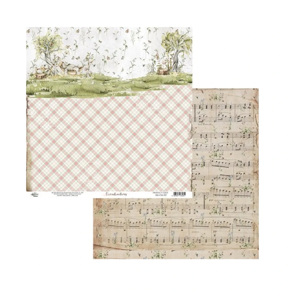 Alchemy of Art Scrapbook papier Our Adventures 8x8