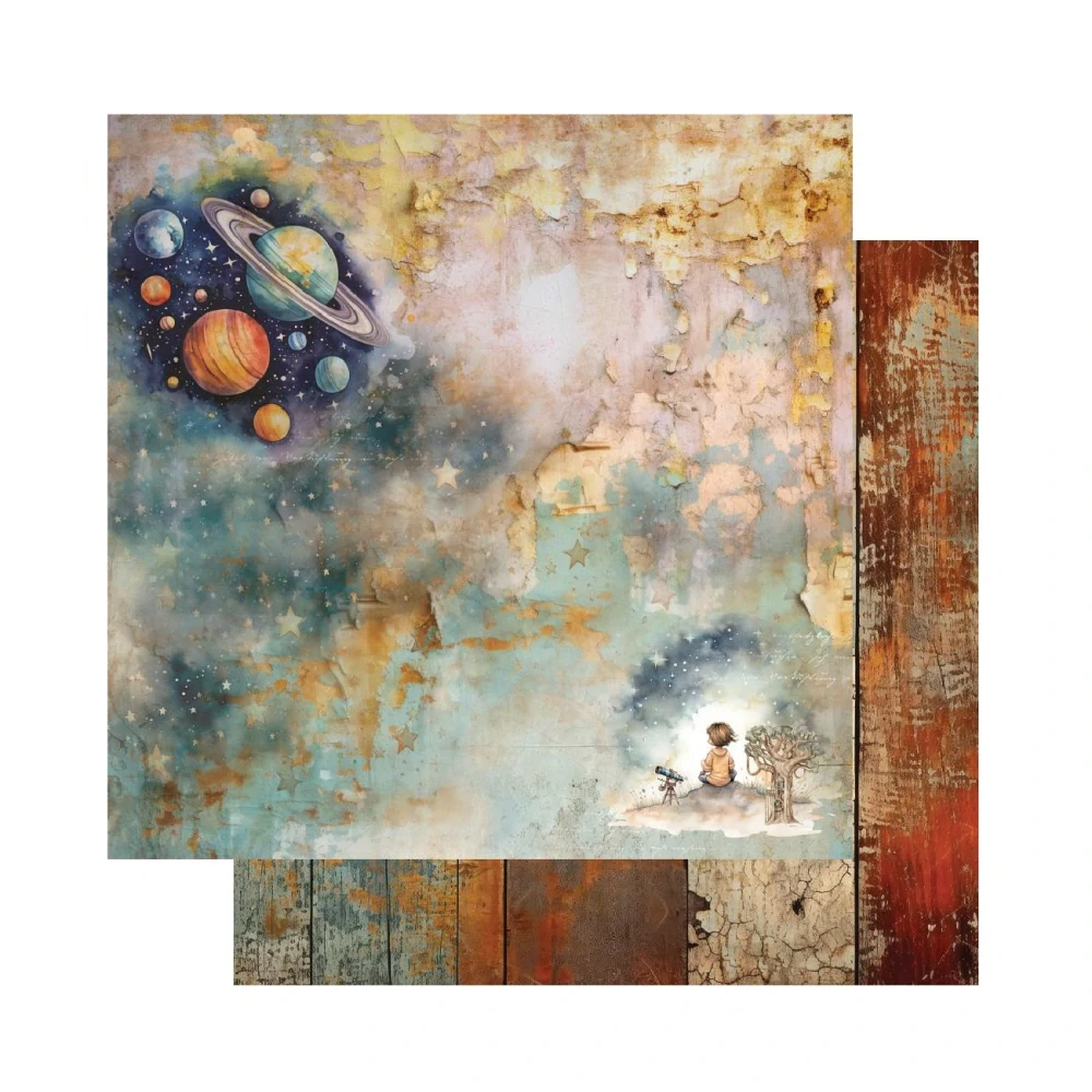 Alchemy of Art Scrapbook papier Between Worlds 8x8