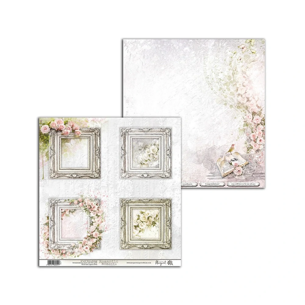Margaret Scrapbook papier – Romatic moments  12x12