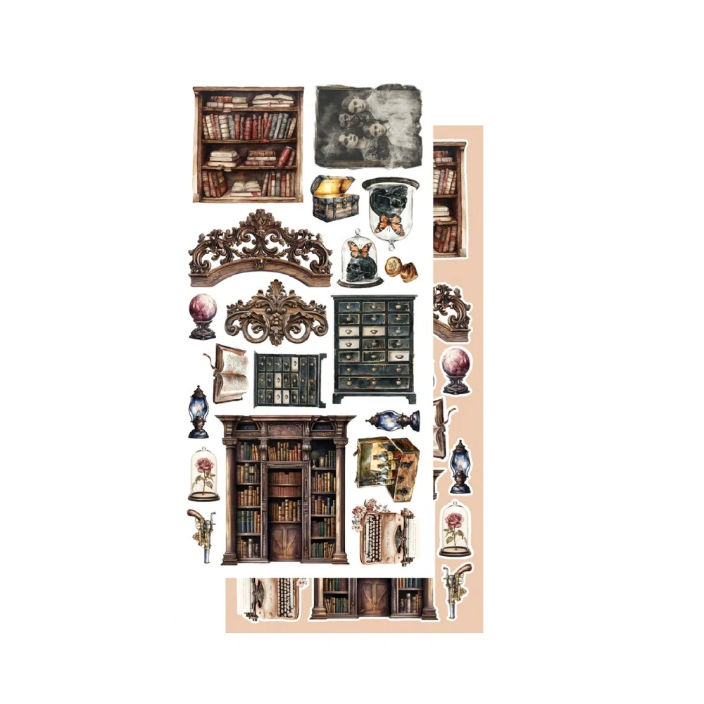 Alchemy of Art Scrapbook papier Behind Closed Doors 6x12