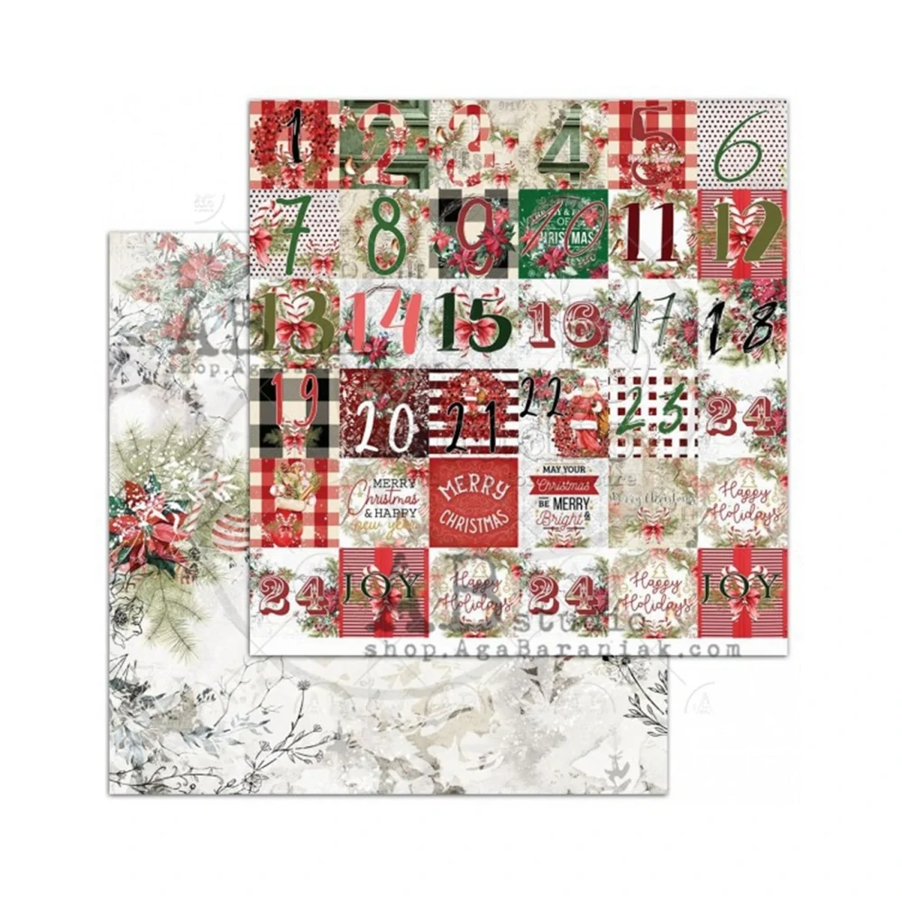 AB studio Scrapbook papier A Holly Jolly Christmas 12x12