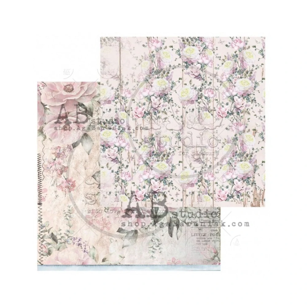 AB studio Scrapbook papier Shabby Love Symphony 12x12