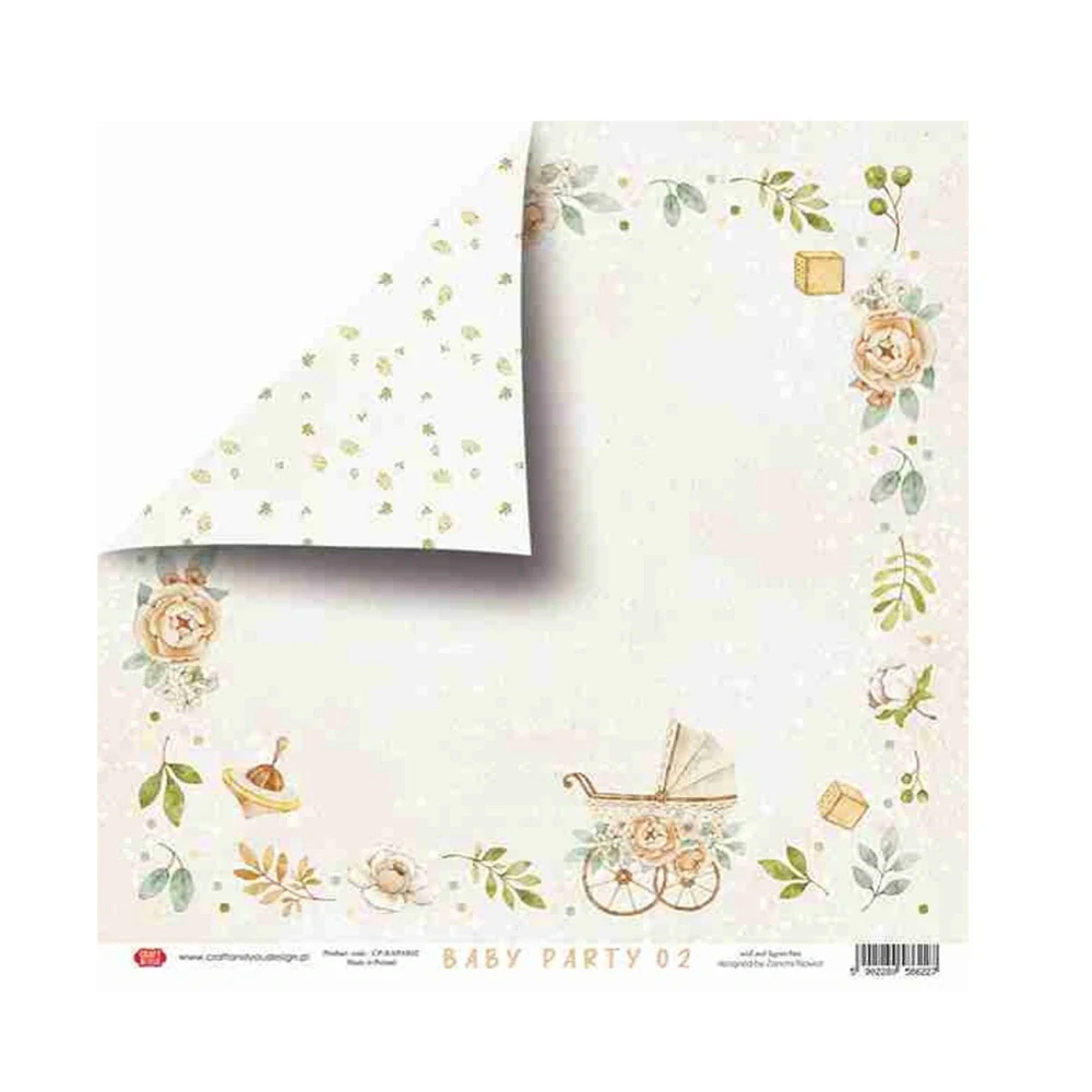 Craft & You Design Scrapbook papier Baby Party 12x12