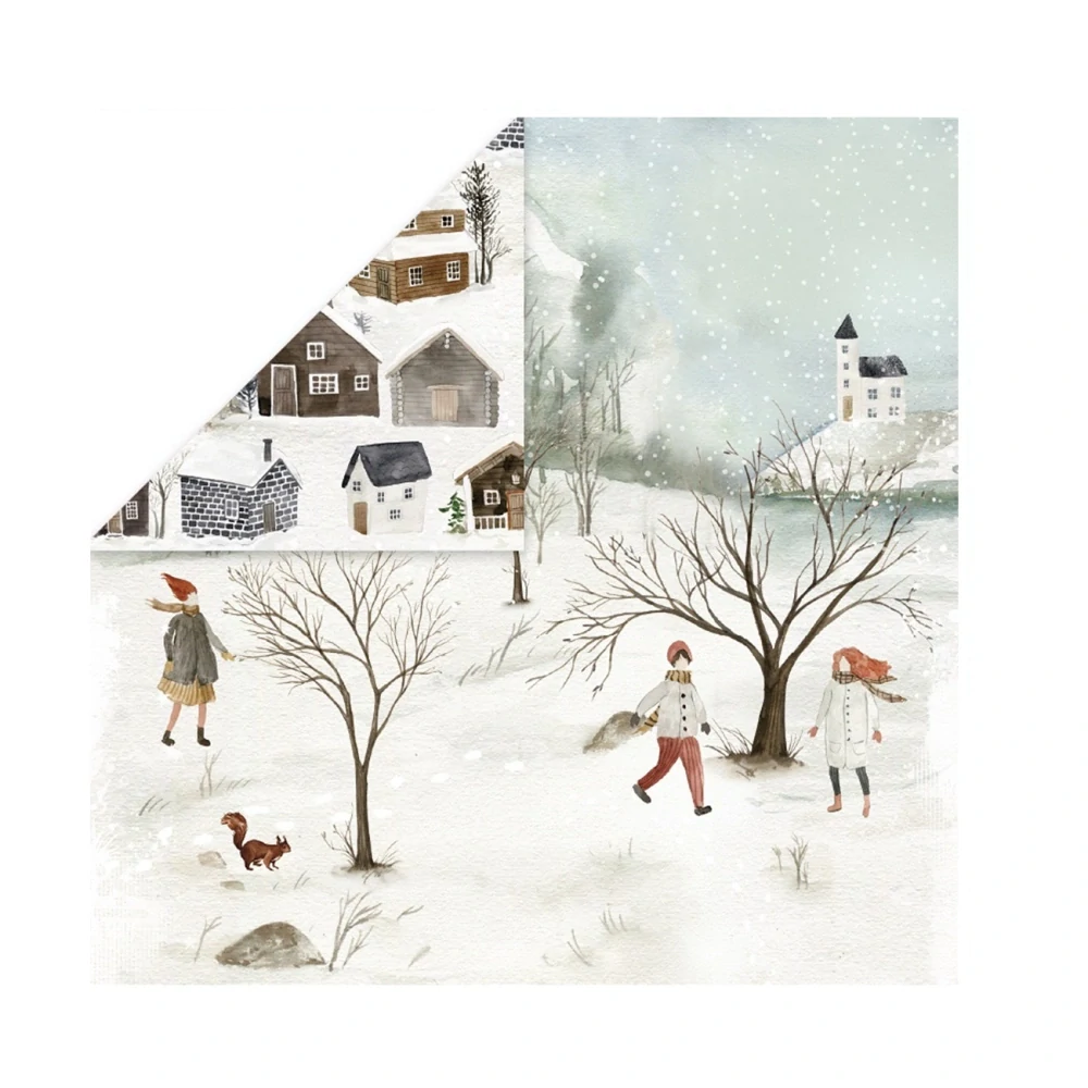 Craft & You Design Scrapbook papier Winter Holiday 12x12