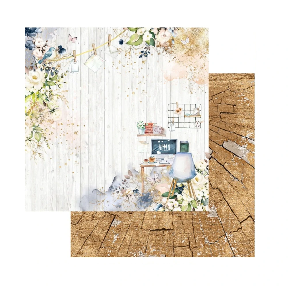 Memory Place Scrapbook papier Hello 6x6