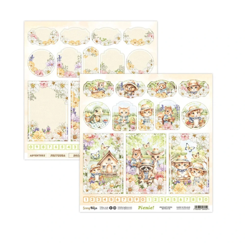 Scrapboys Scrapbook papier Picnic! 12x12