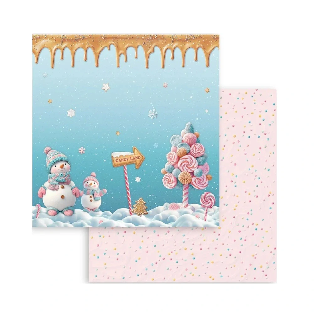 Stamperia Scrapbook papier – Candy Christmas 12x12