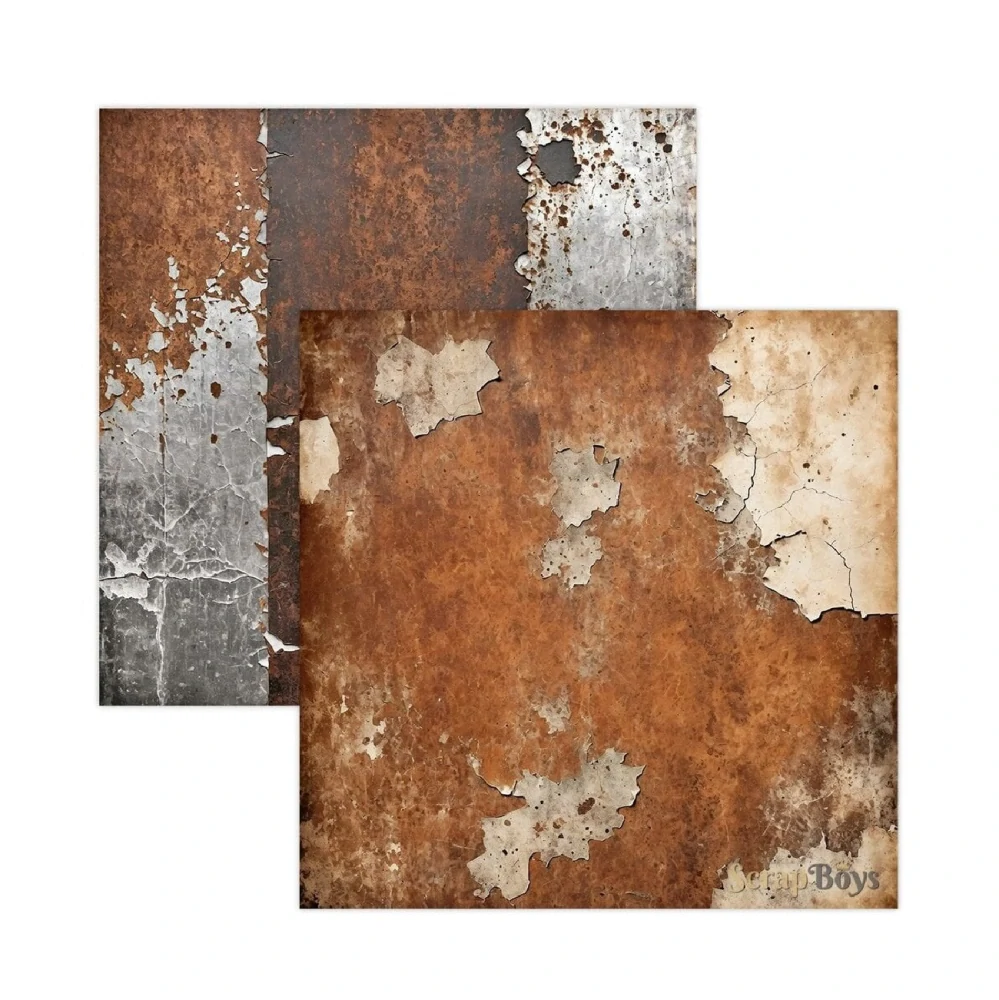 Scrapboys Scrapbook papier Rusty Pack 12x12