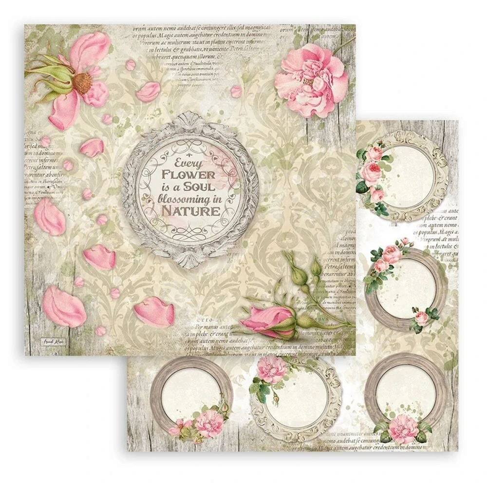 Stamperia Scrapbook papier – Garden House 12x12
