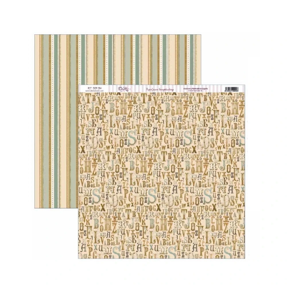 Dayka Scrapbook papier Antique Style12x12