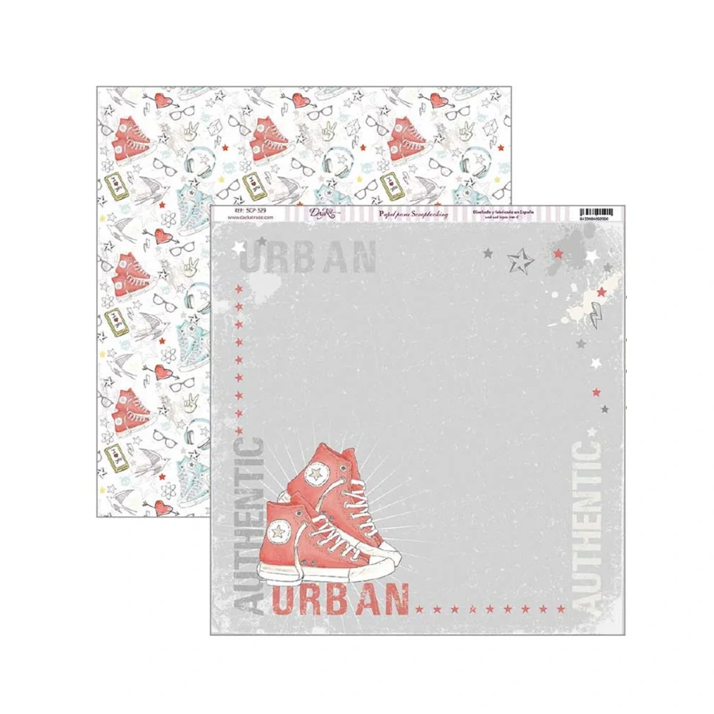 Dayka Scrapbook papier School 12x12