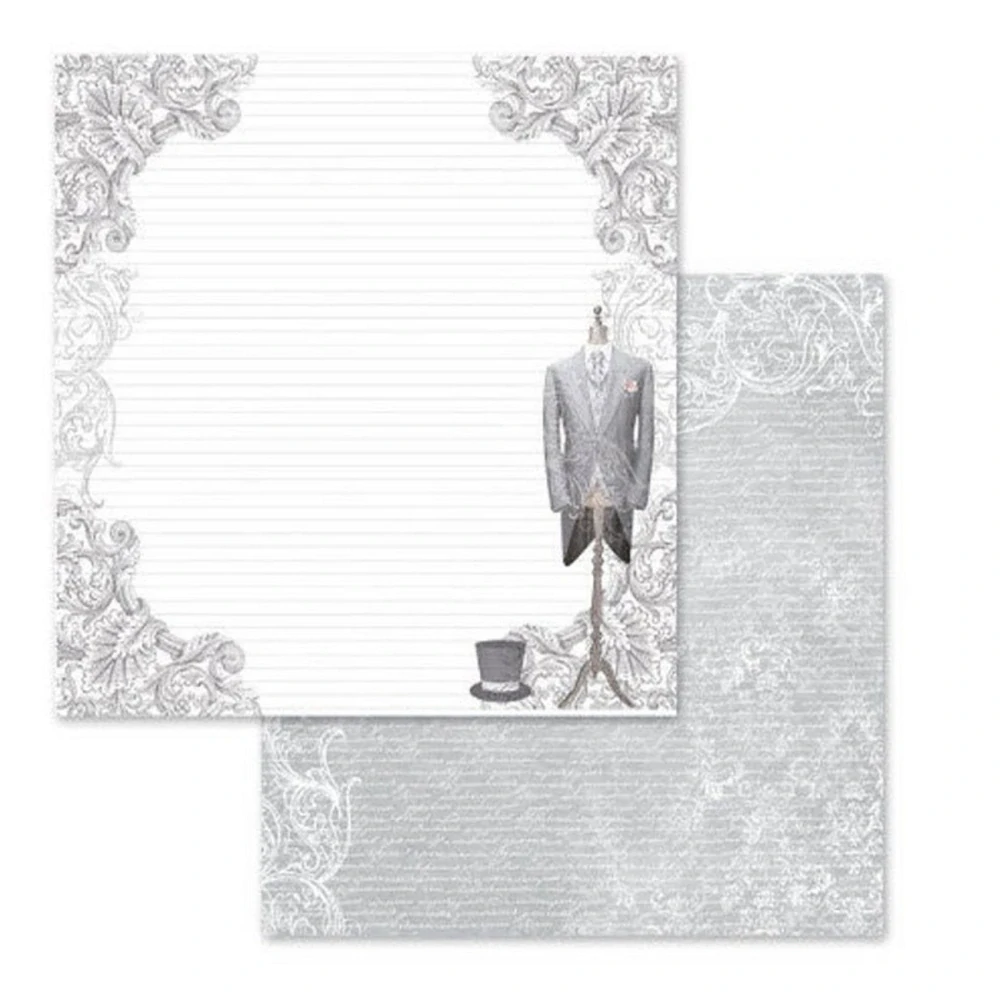 Stamperia Scrapbook papier – Wedding 12x12