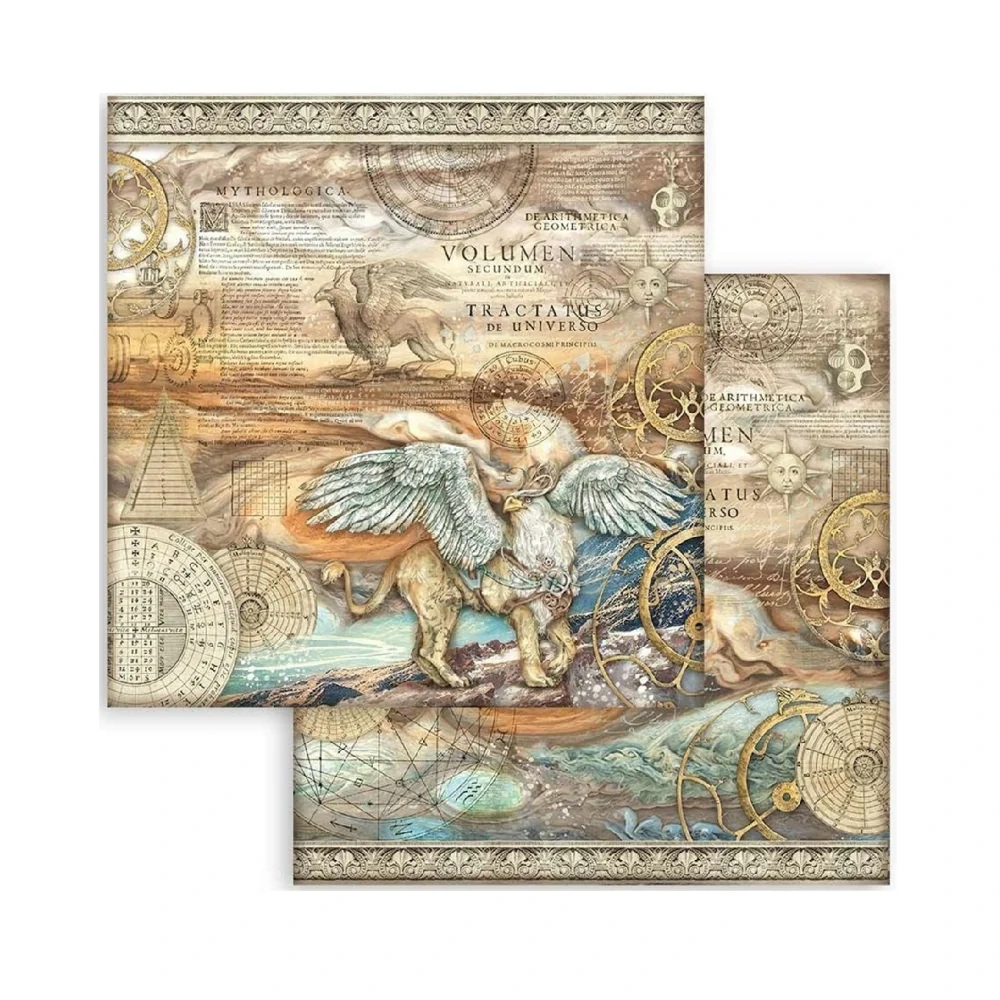 Scrapbook papier – Sir Vagabond in Fantasy World 8x8