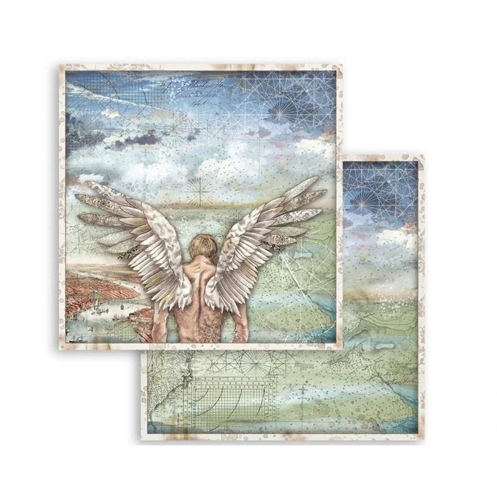 Stamperia Scrapbook papier – Sir Vagabond 8x8
