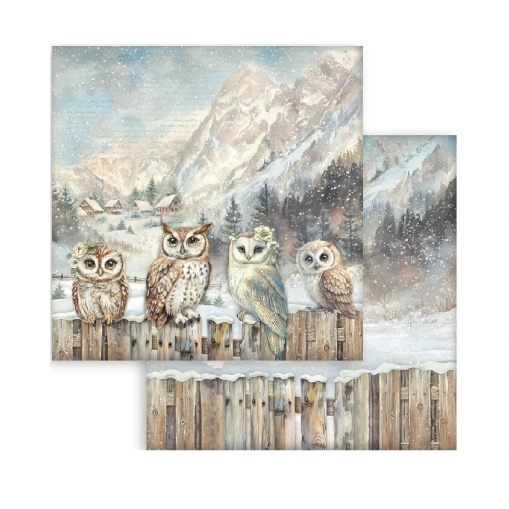 Stamperia Scrapbook papier – The Owl's House 8x8