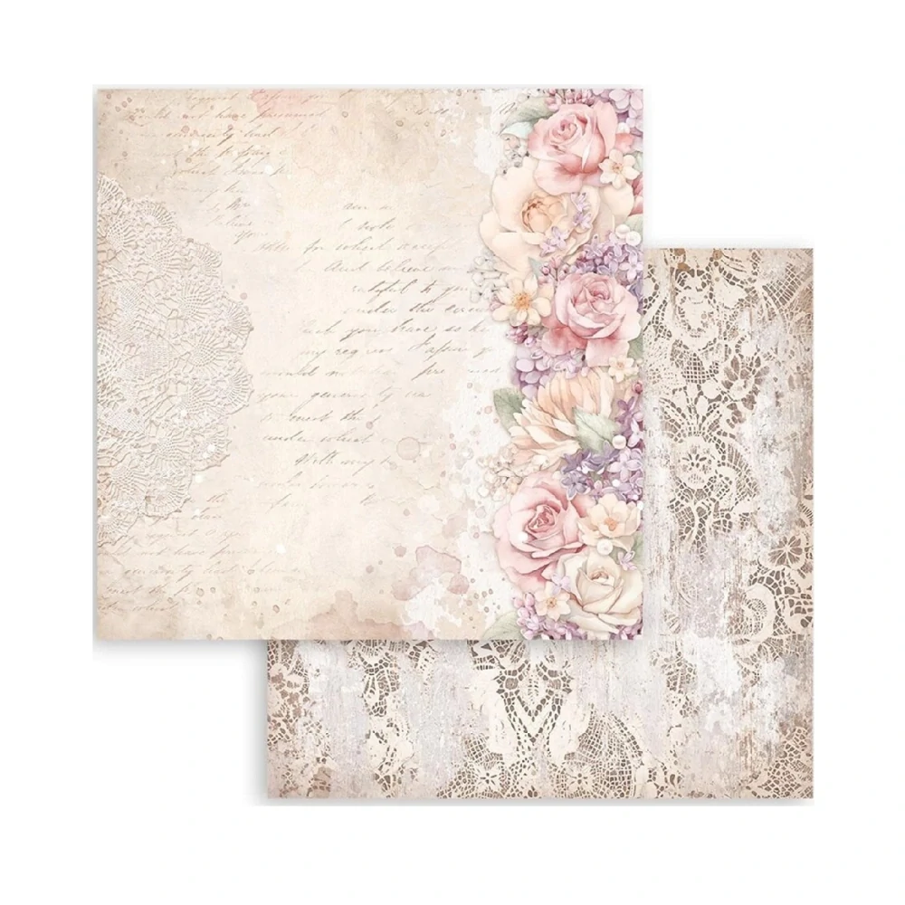 Stamperia Scrapbook papier – Romance Forever 8x8
