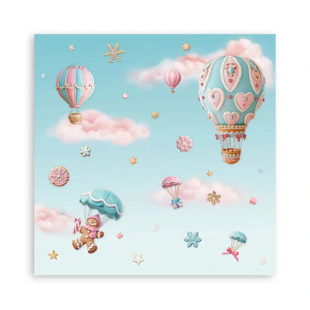 Stamperia Scrapbook papier – Candy Christmas Maxi 12x12