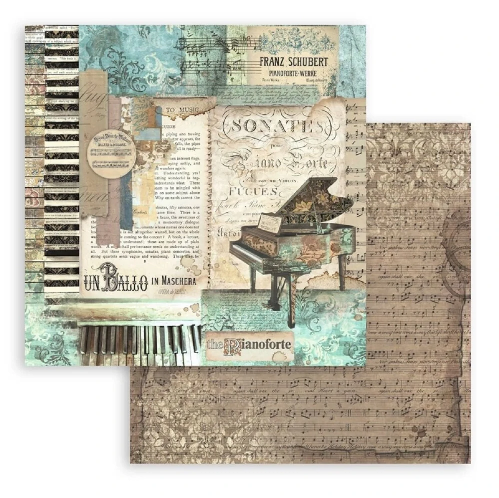 Stamperia Scrapbook papier – Music 12x12