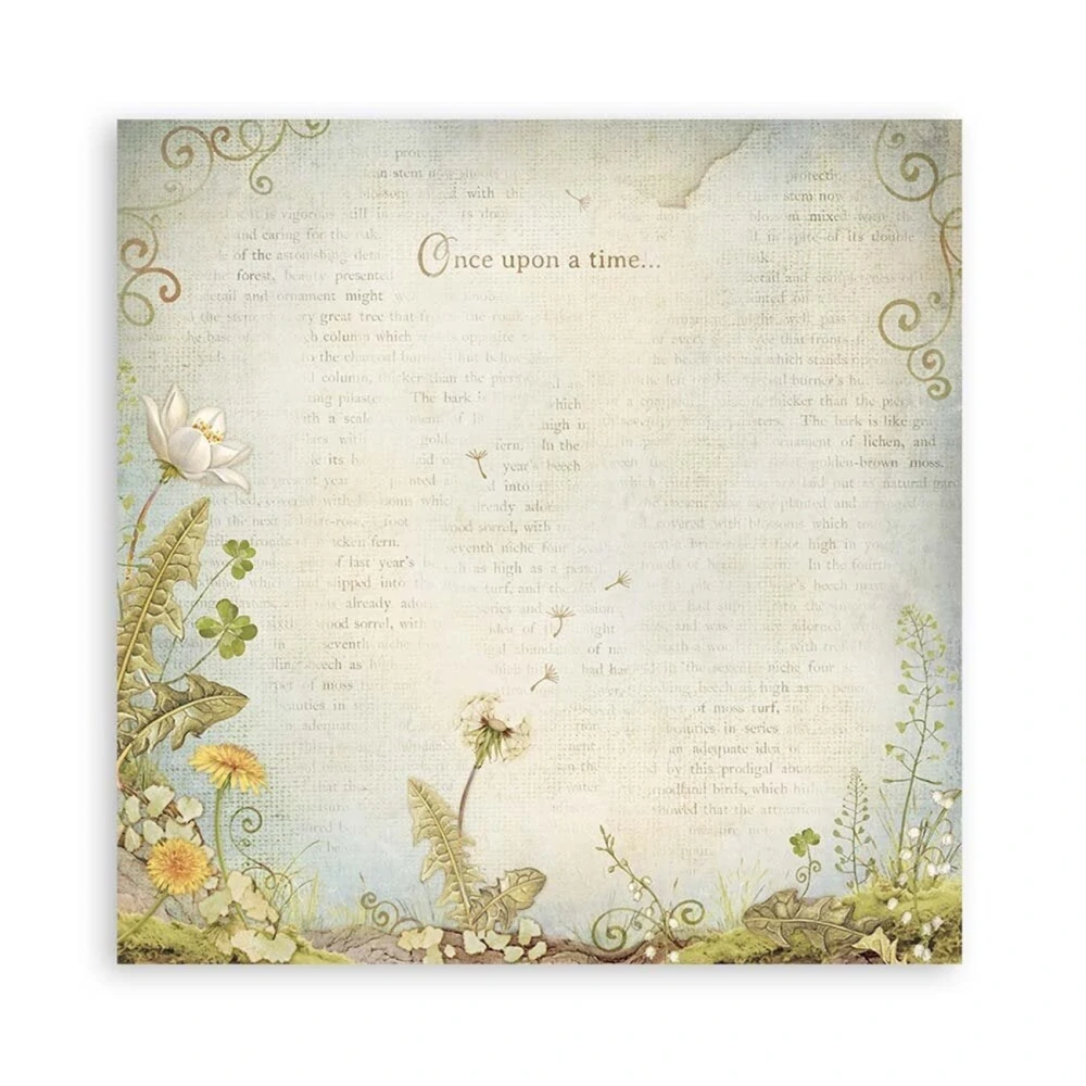 Stamperia Scrapbook papier – Hidden Grove 8x8 Maxi