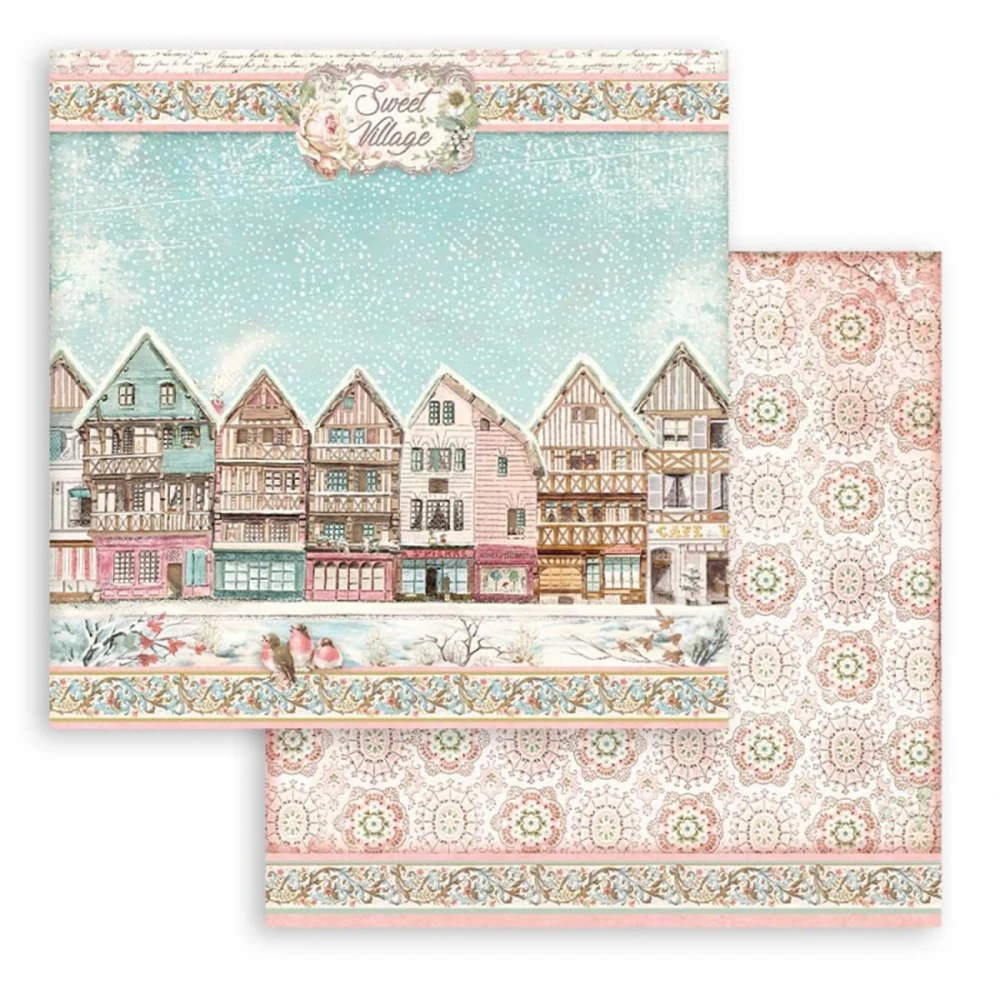 Stamperia Scrapbook papier – Sweet Winter 12x12