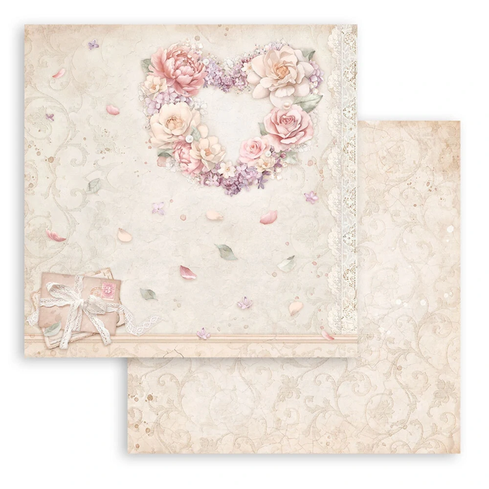 Stamperia Scrapbook papier – Romance Forever 12x12