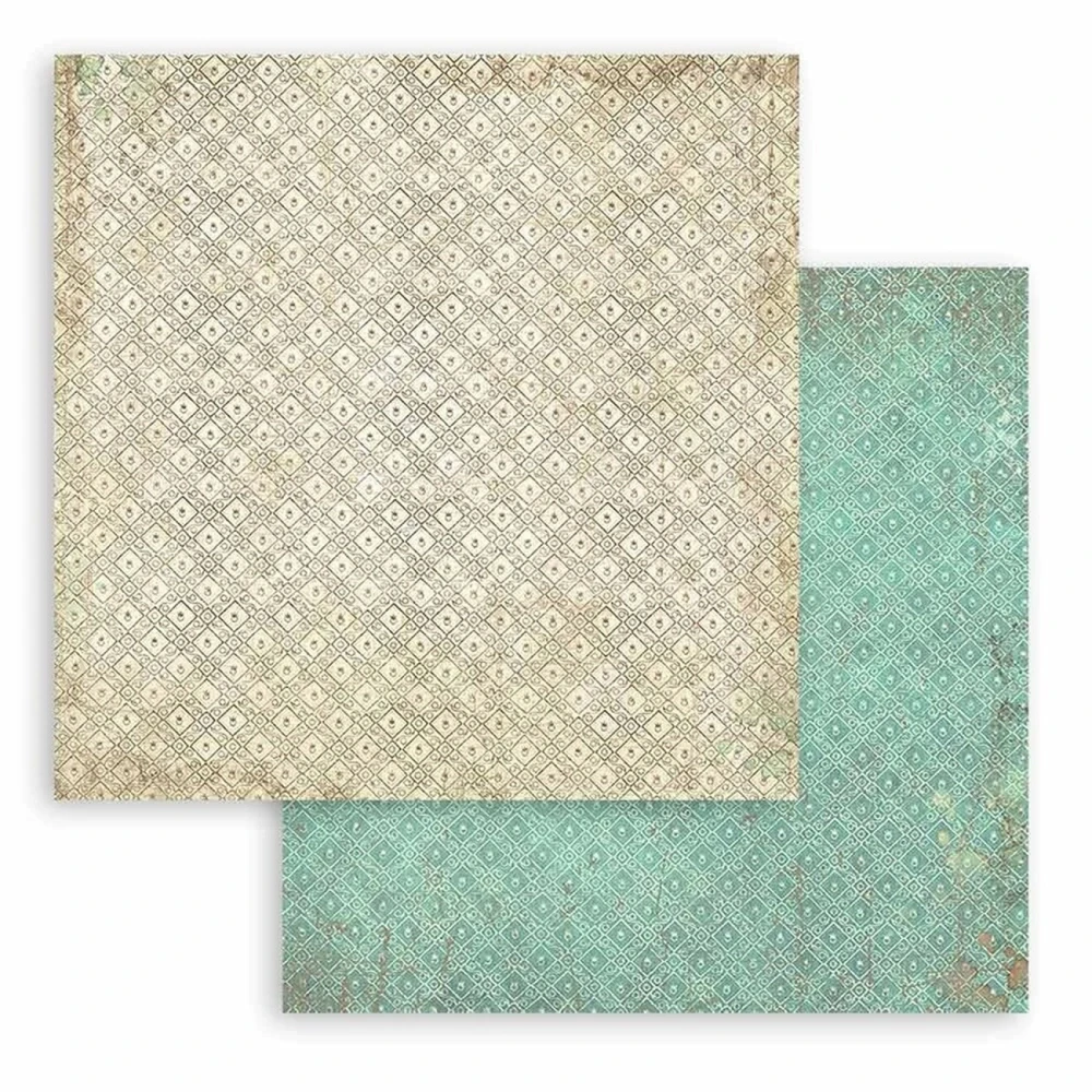 Stamperia Scrapbook papier – Brocante Antiques Backgrounds 12x12