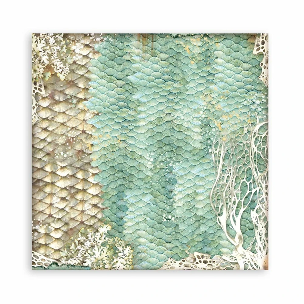  Stamperia Scrapbook papier – Songs of The Sea Backgrounds 12x12