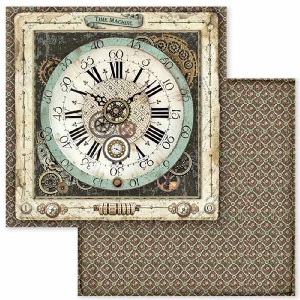 Stamperia Scrapbook papier – Voyages Fantastiques 12x12