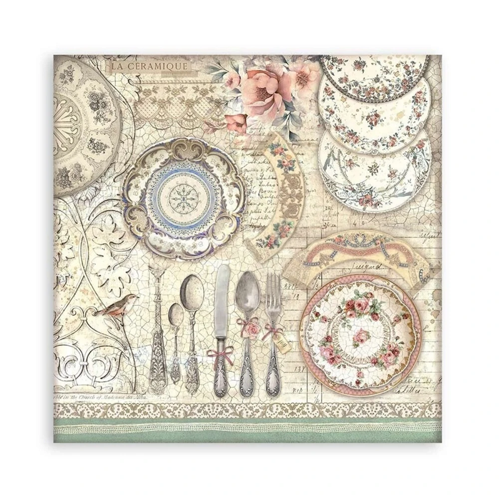 Stamperia Scrapbook papier – Brocante Antiques Maxi 12x12