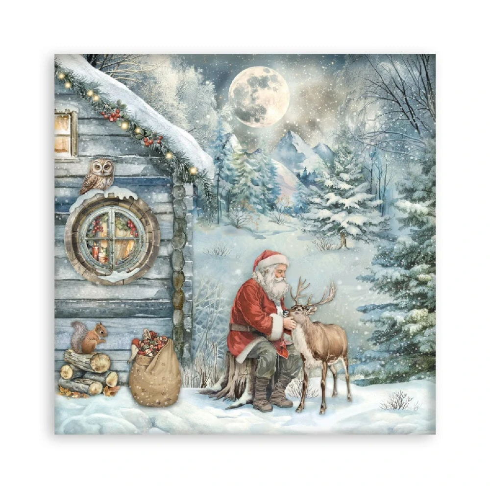 Stamperia Scrapbook papier – The Owl's House Maxi 12x12