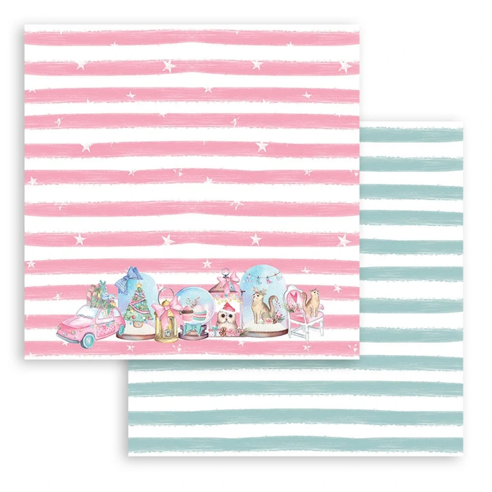 Stamperia Scrapbook papier – Christmas Rose Maxi 12x12