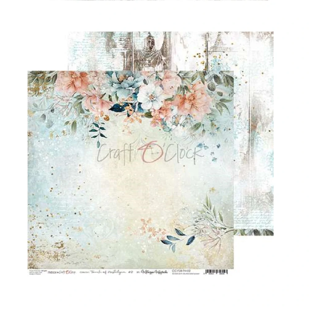 Craft O´ Clock Scrapbook papier - Touch of Nostalgia 8x8