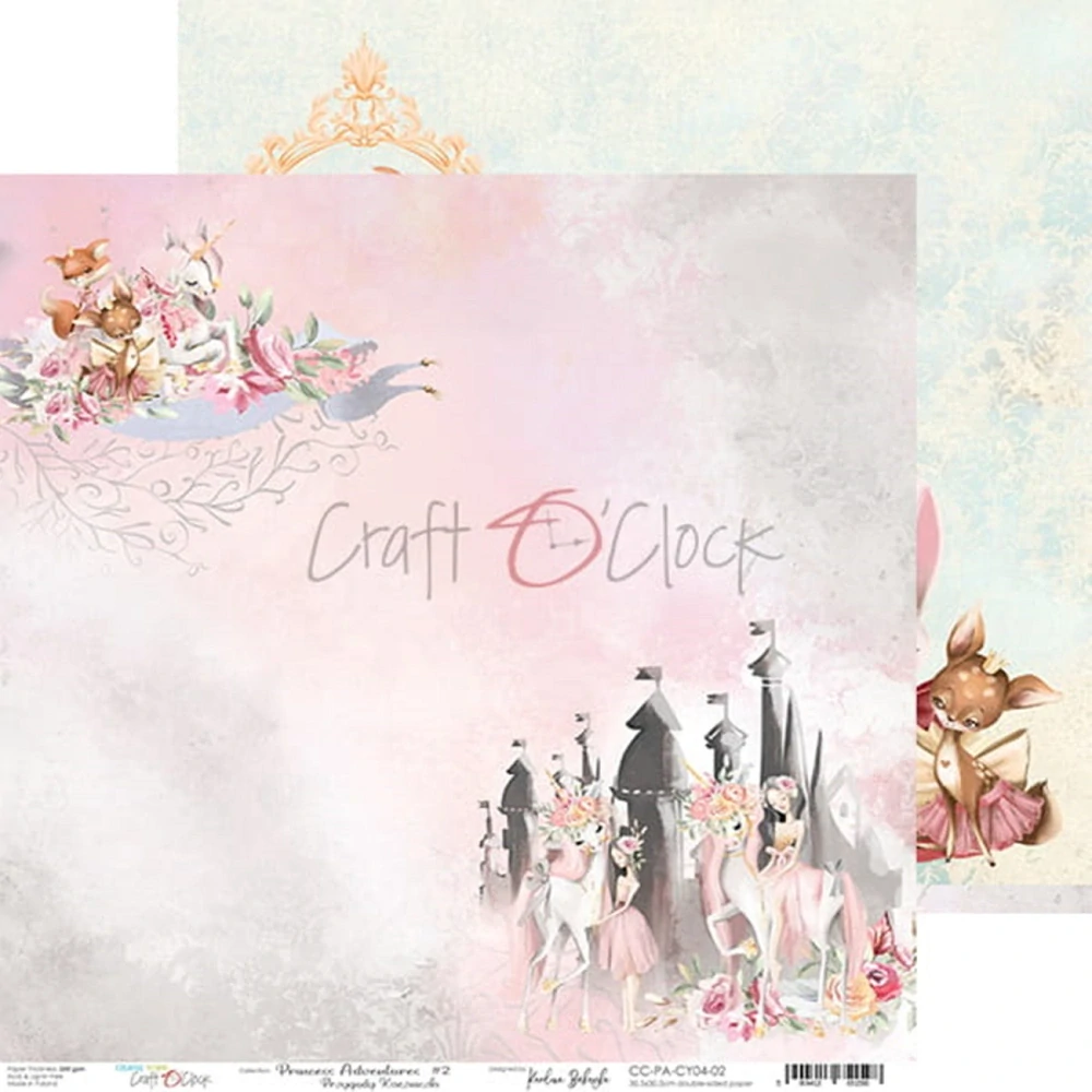 Craft O´ Clock Scrapbook papier - Princess Adventures 12x12