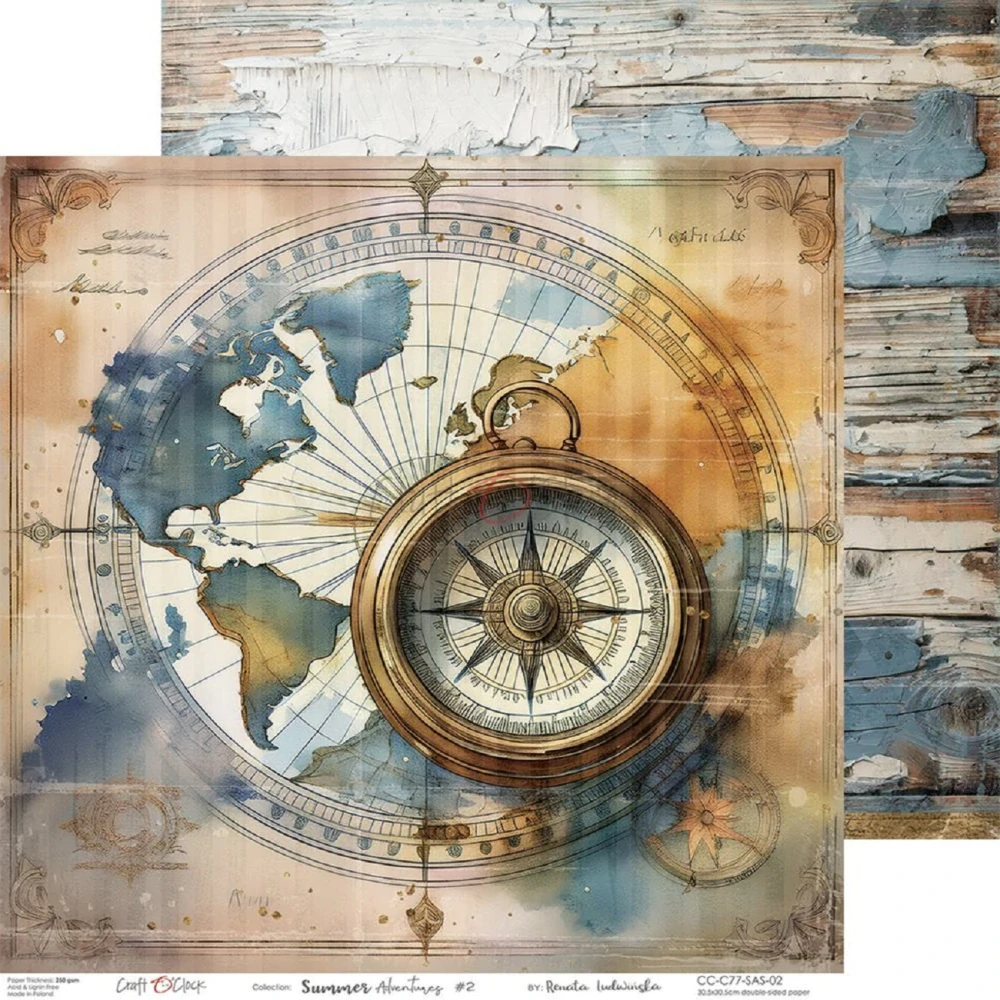 Craft O´ Clock Scrapbook papier - Summer Adventures 12x12