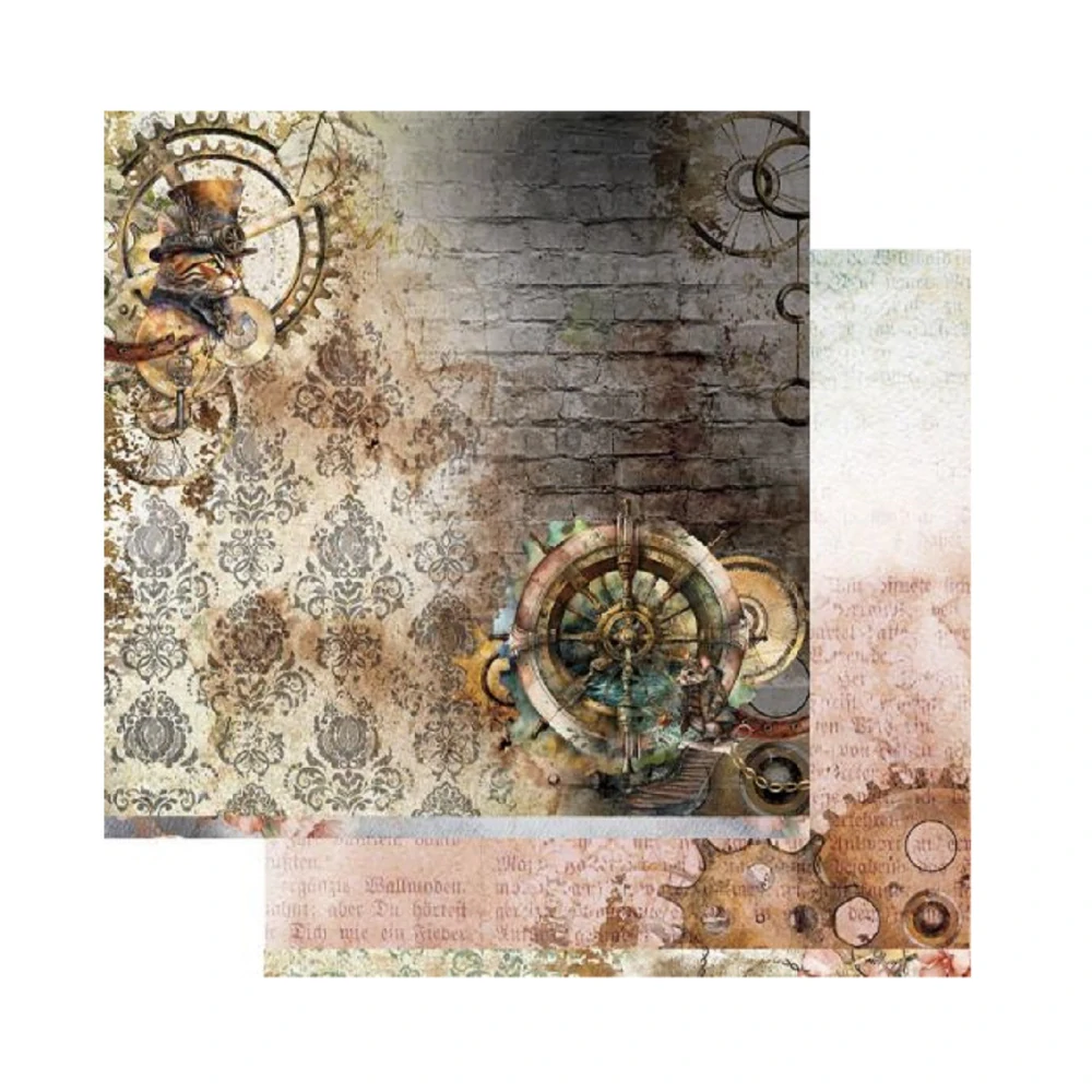 Alchemy of Art Scrapbook papier Steampunk Dream 12x12