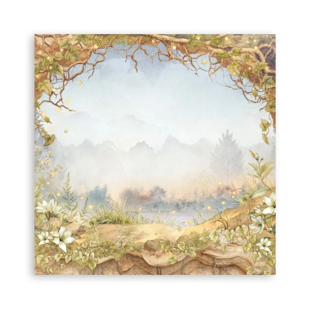 Stamperia Scrapbook papier – Whispering Woods Maxi 12x12