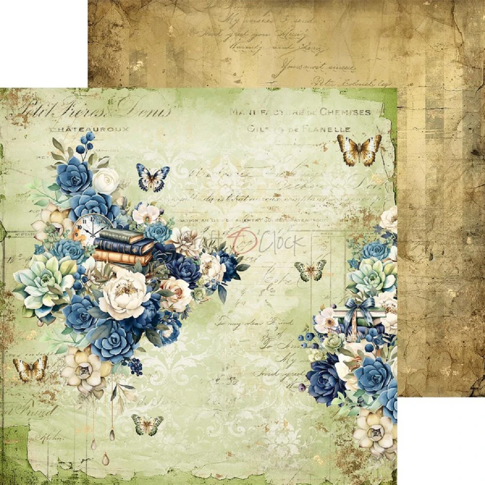 Craft O´ Clock Scrapbook papier - Lovely When You’re Red 8x8