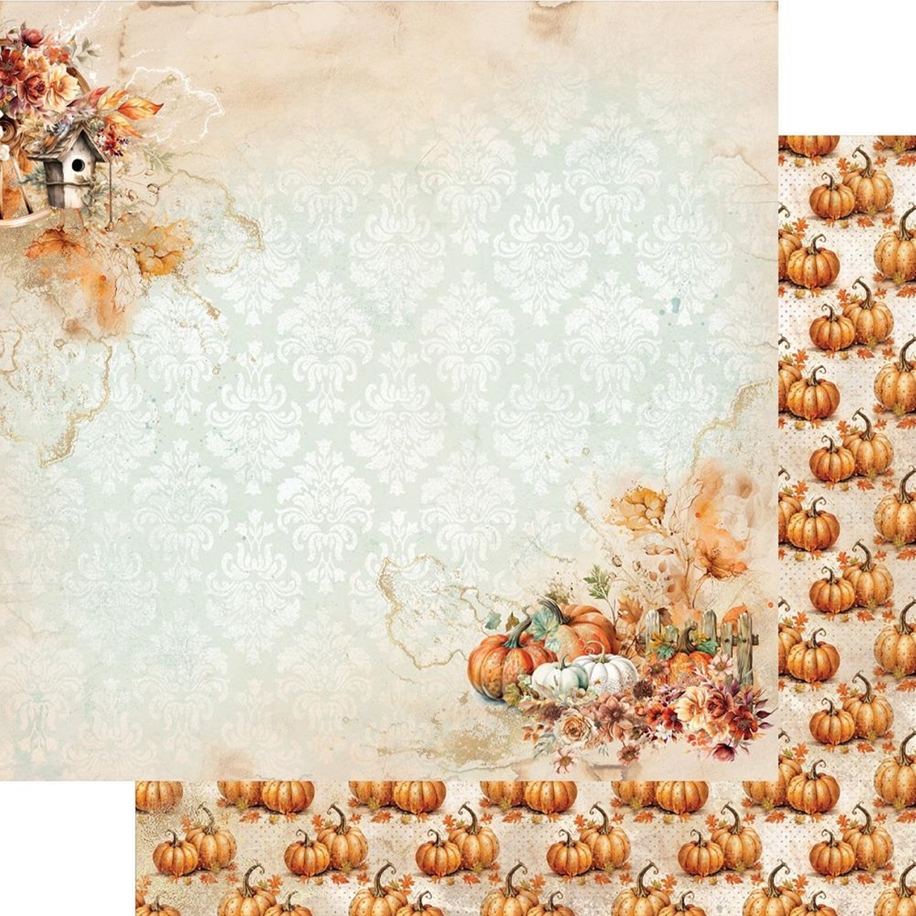 Alchemy of Art Scrapbook papier In Autumn Colors 12x12