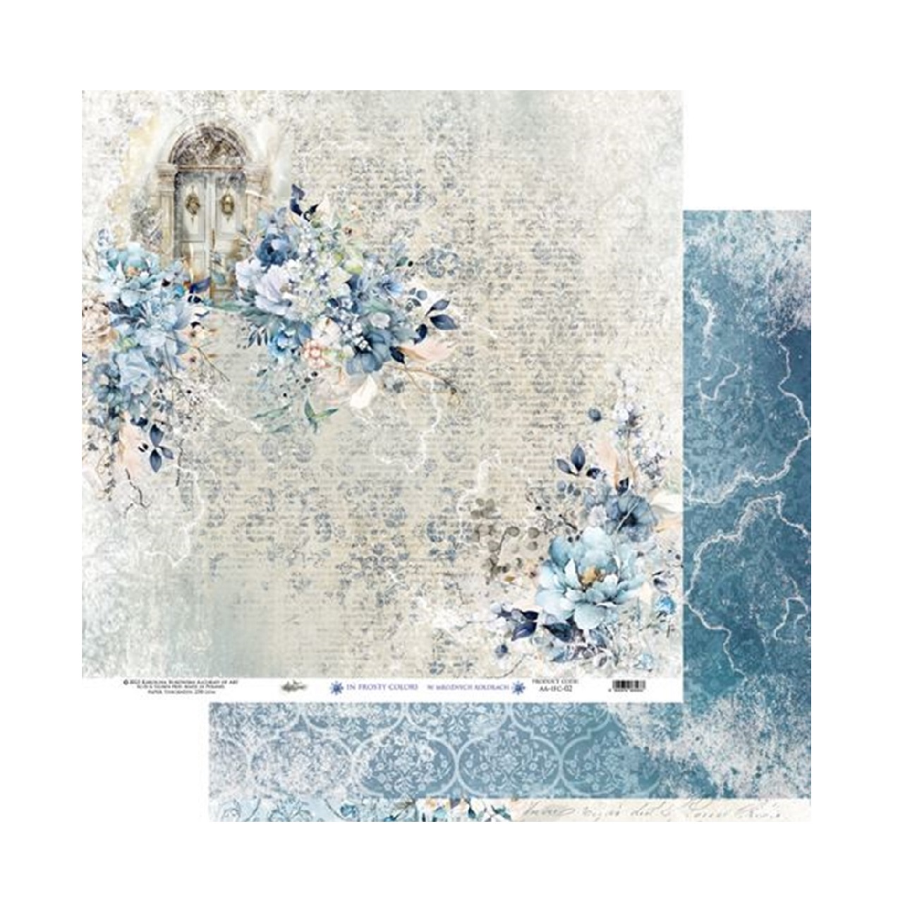 Alchemy of Art Scrapbook papier In Frosty Colors 12x12