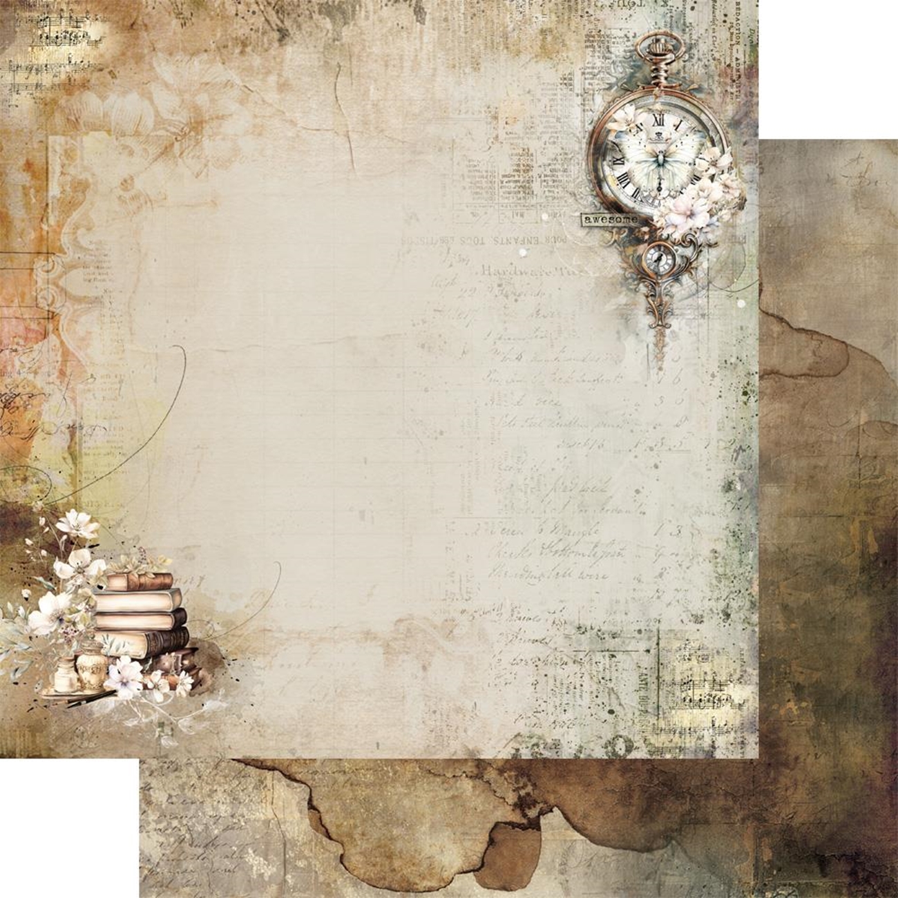 Alchemy of Art Scrapbook papier Natural Beauty 12x12