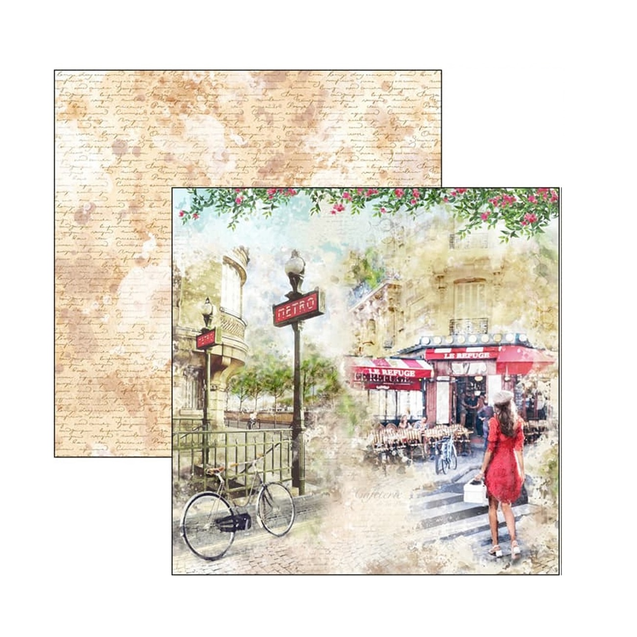 Ciao Bella Scrapbook papier Notre Vie 12x12