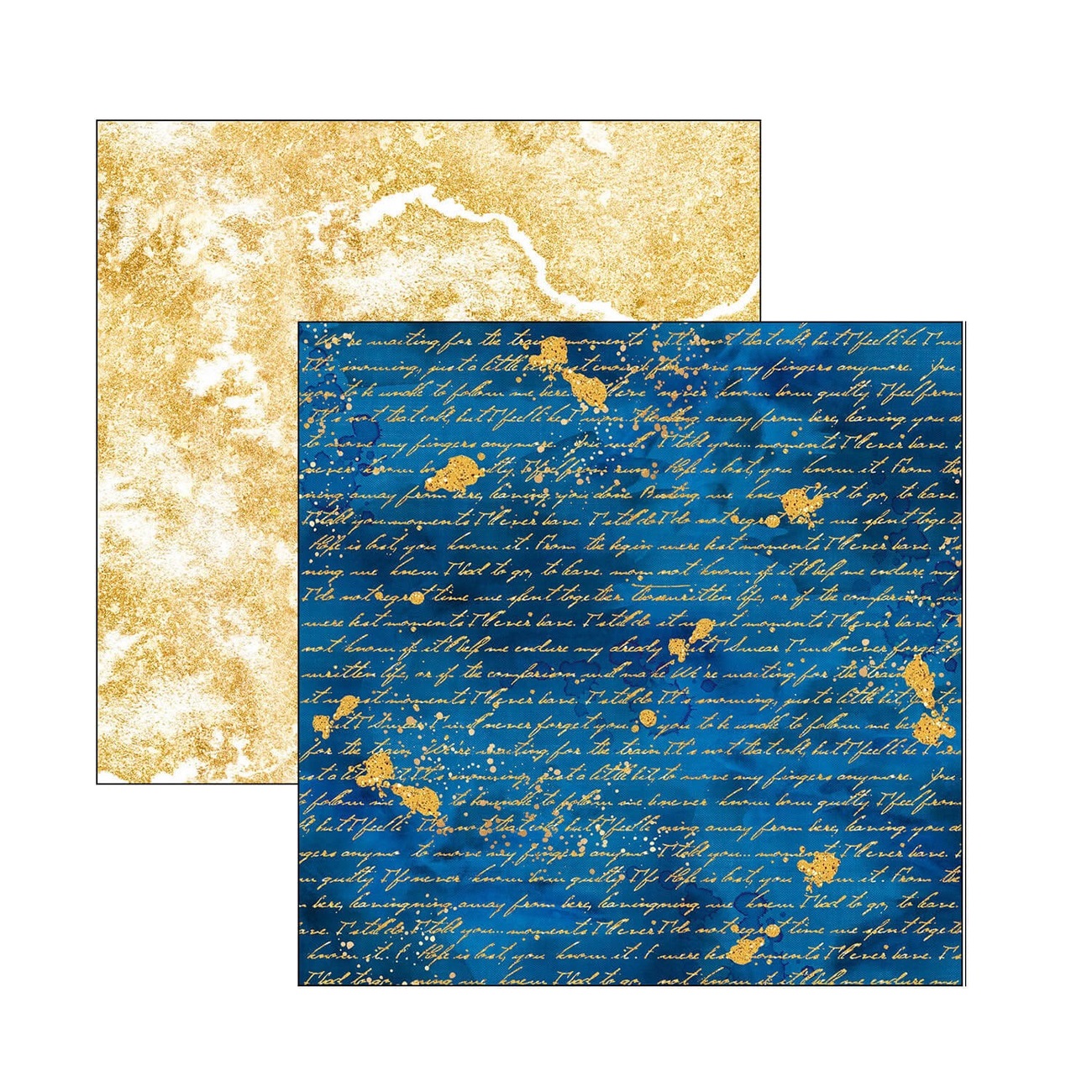 Ciao Bella Scrapbook papier Indigo 8x8