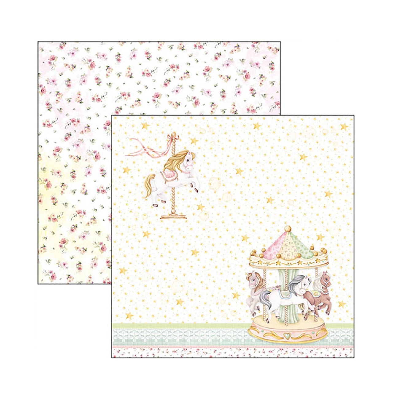 Ciao Bella Scrapbook papier My Tiny World 8x8